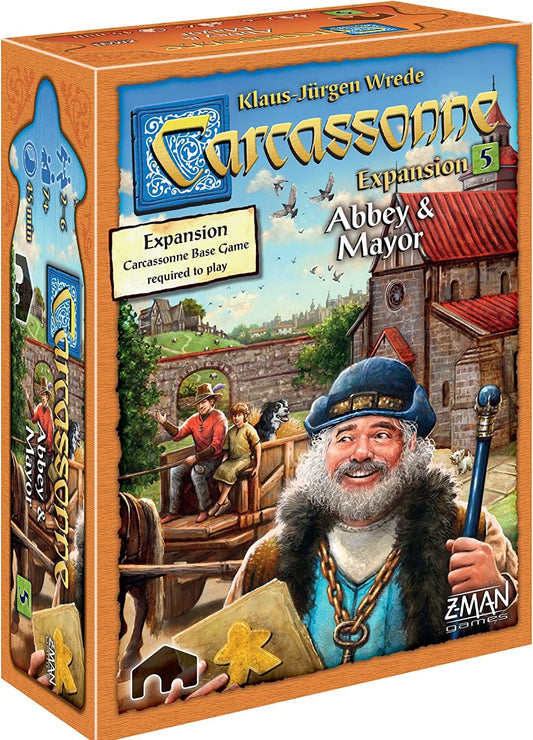Abbey & Mayor: Carcassonne Expasion 5 Board Game