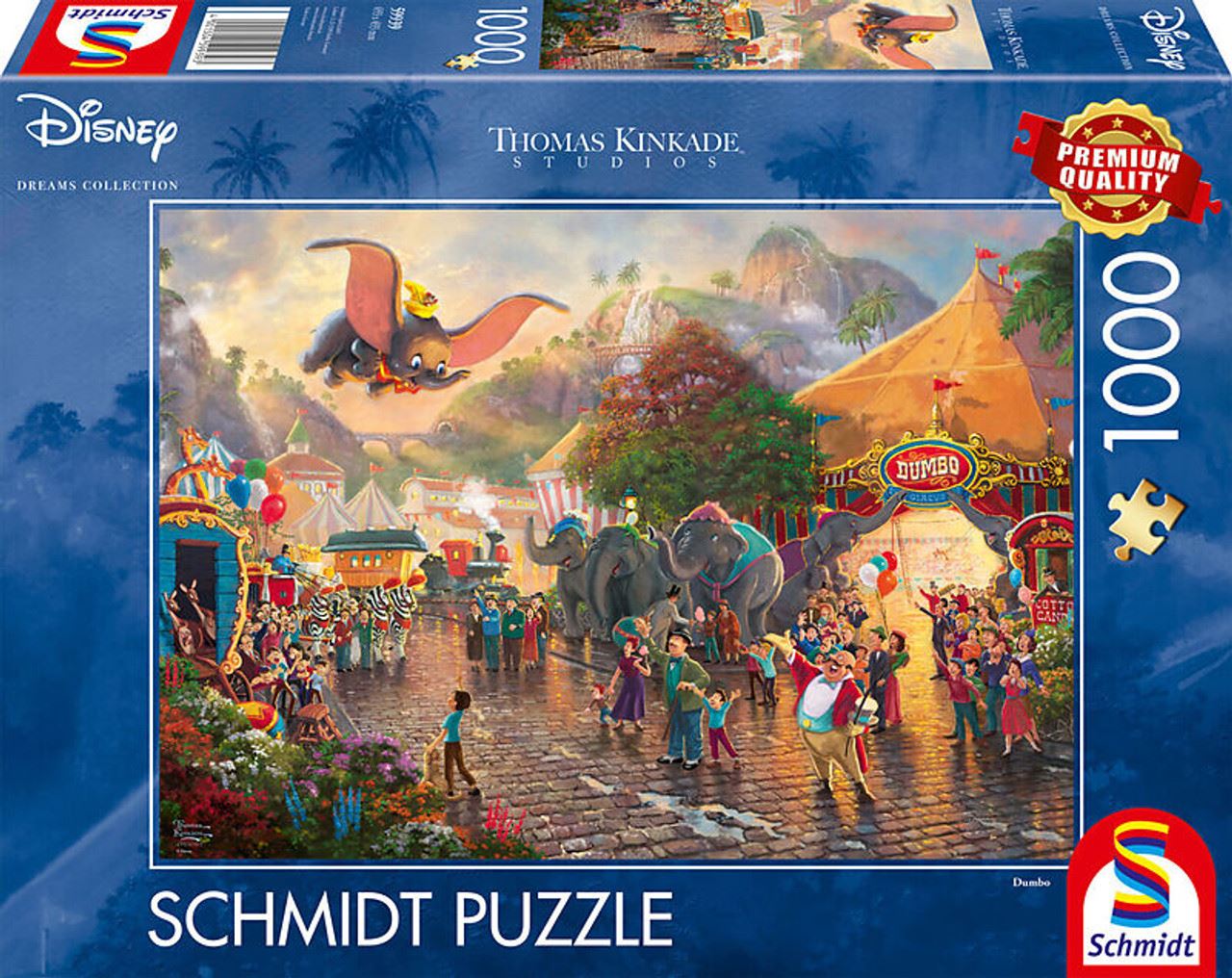 Schmidt Thomas Kinkade: Disney Dumbo Jigsaw Puzzle - 1000 Pieces