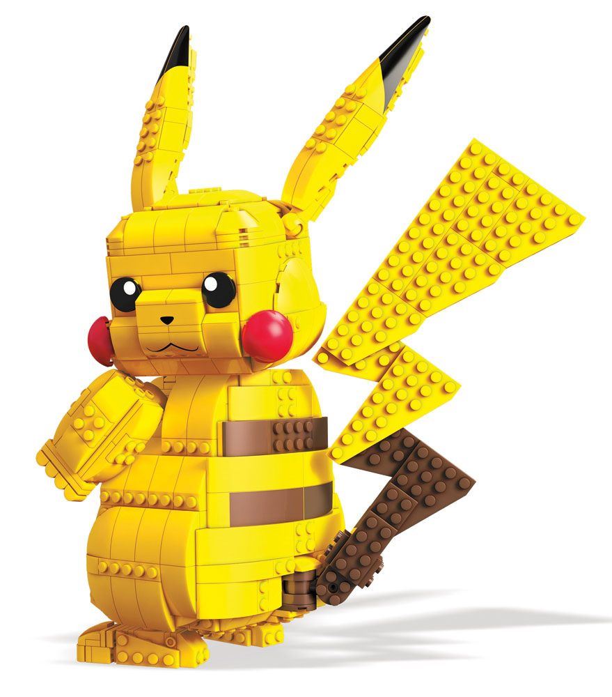 Pok??on Mega Construx Wonder Builders Construction Set Jumbo Pikachu 33 cm