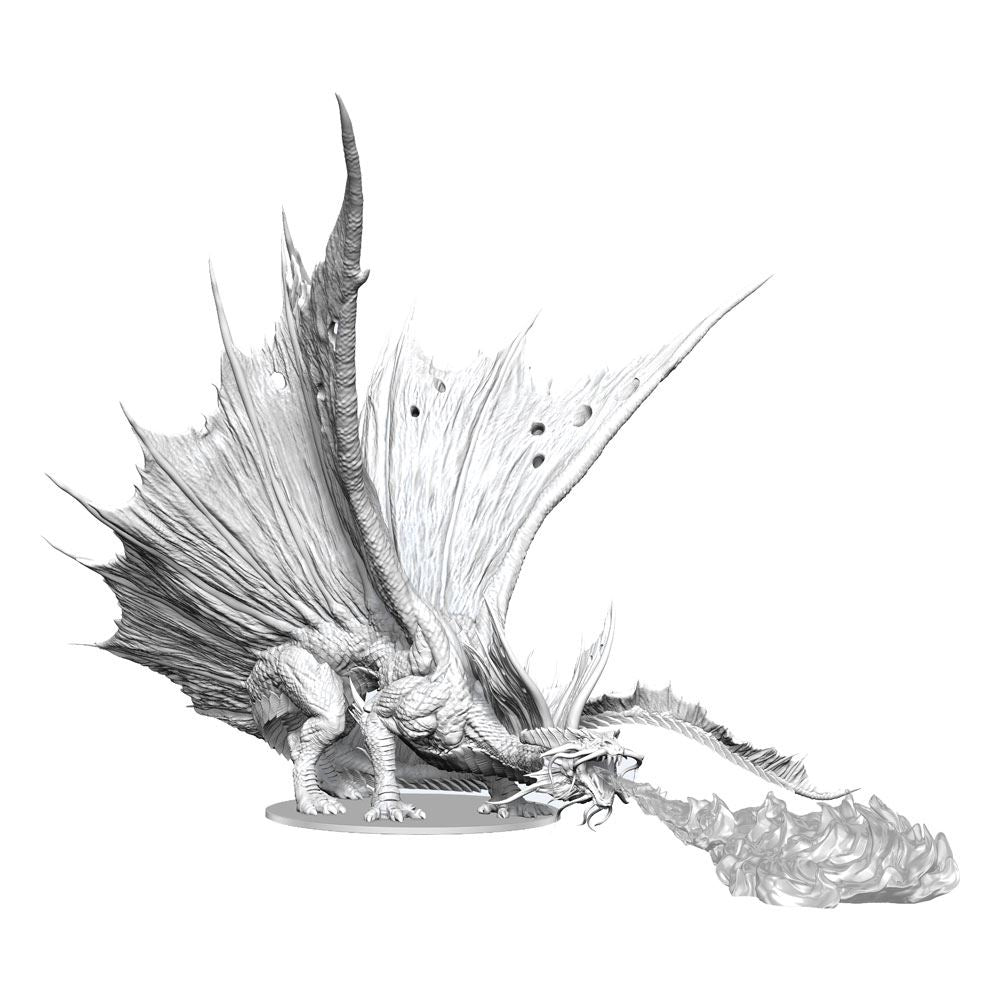 D&D Nolzur's Marvelous Miniatures Unpainted Miniature Adult Gold Dragon