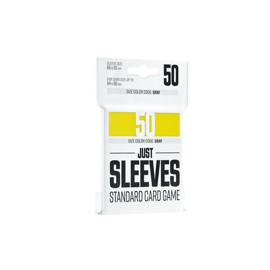 Gamegenic Just Sleeves: Standard Card Game Yellow 50 Sleeves
