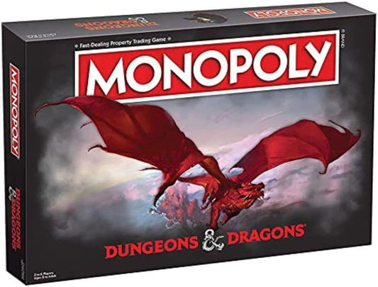 Dungeons and Dragons Monopoly Board Game