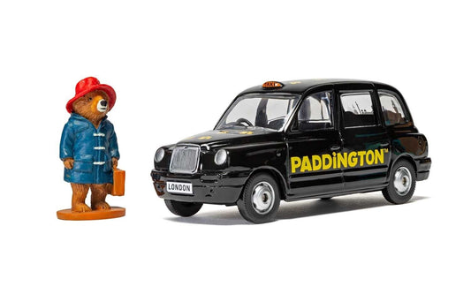 London Taxi & Paddington Bear Figure Corgi Die Cast Model