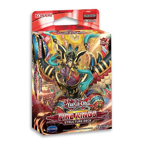 Yu-Gi-Oh! TCG Fire Kings Revamped Structure Deck Reprint Unlimited Edition	