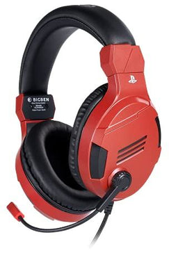 Officialy Licensed Stereo Gaming Headset V3 Red for PS4 | PS5