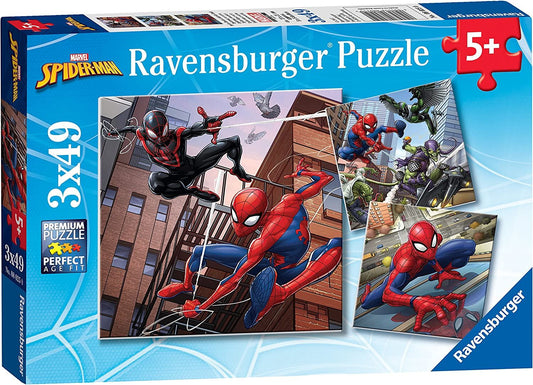 Spider-Man Jigsaw Puzzle - 3x 49 Pieces