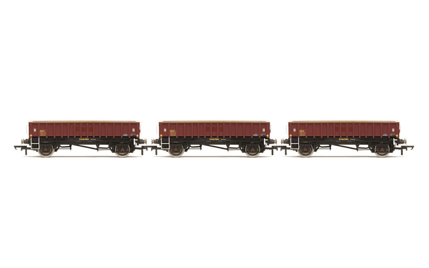 Hornby MHA Ballast Wagon, Three Pack, Ex EWS - Era 8