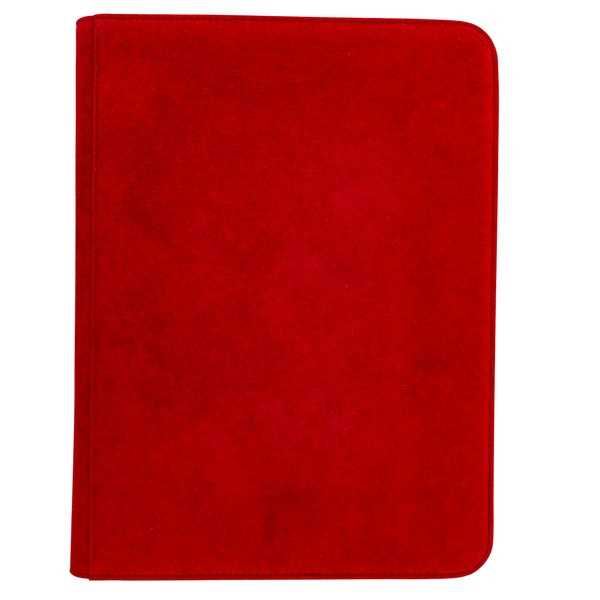 Ultra Pro Vivid Deluxe 9 Pocket Zippered PRO-Binder Red