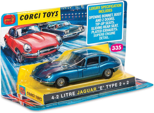 Corgi Jaguar 4.3 litre E Type Blue Car