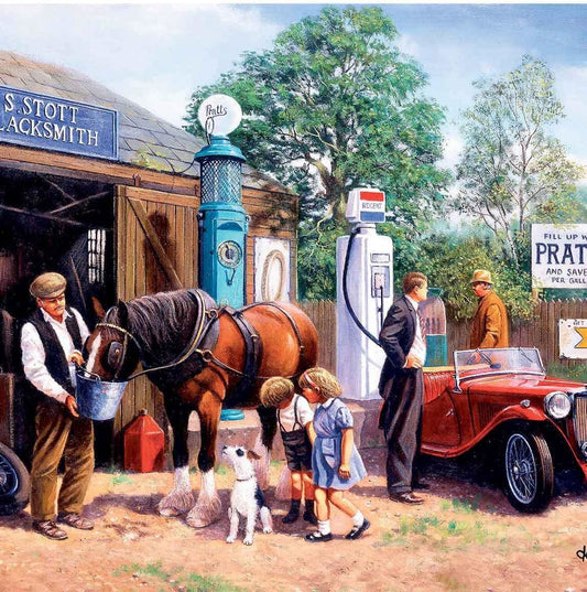 Kevin Walsh Nostalgia Collection Taking on Fuel 1000 Piece Jigsaw Puzzle