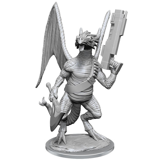 Starfinder Battles Deep Cuts: Dragonkin Unpainted Miniature