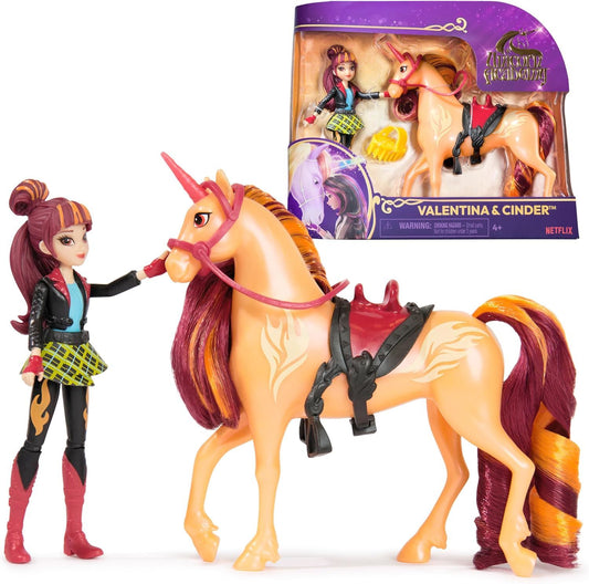 Unicorn Academy Small Doll Valentina & Cinder