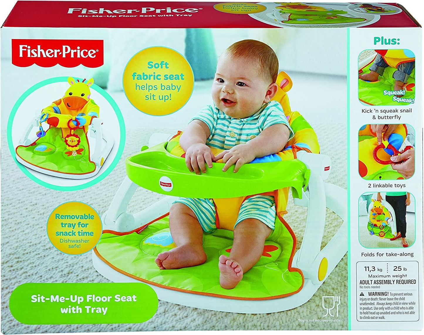 Fisher-Price Giraffe Sit-Me-Up Floor Seat