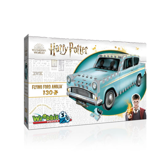 Wrebbit 3D Harry Potter Flying Ford Anglia Jigsaw Puzzle - 130 Pieces