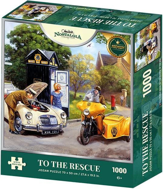Kevin Walsh Nostalgia Collection To The Rescue 1000 Piece Jigsaw Puzzle