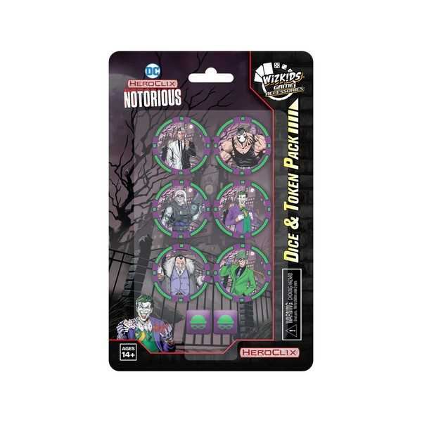 DC HeroClix Notorious Dice and Token Pack