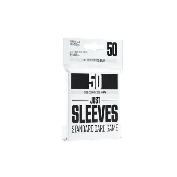 Gamegenic Just Sleeves: 50 Standard Card Game Black