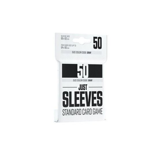 Gamegenic Just Sleeves: 50 Standard Card Game Black