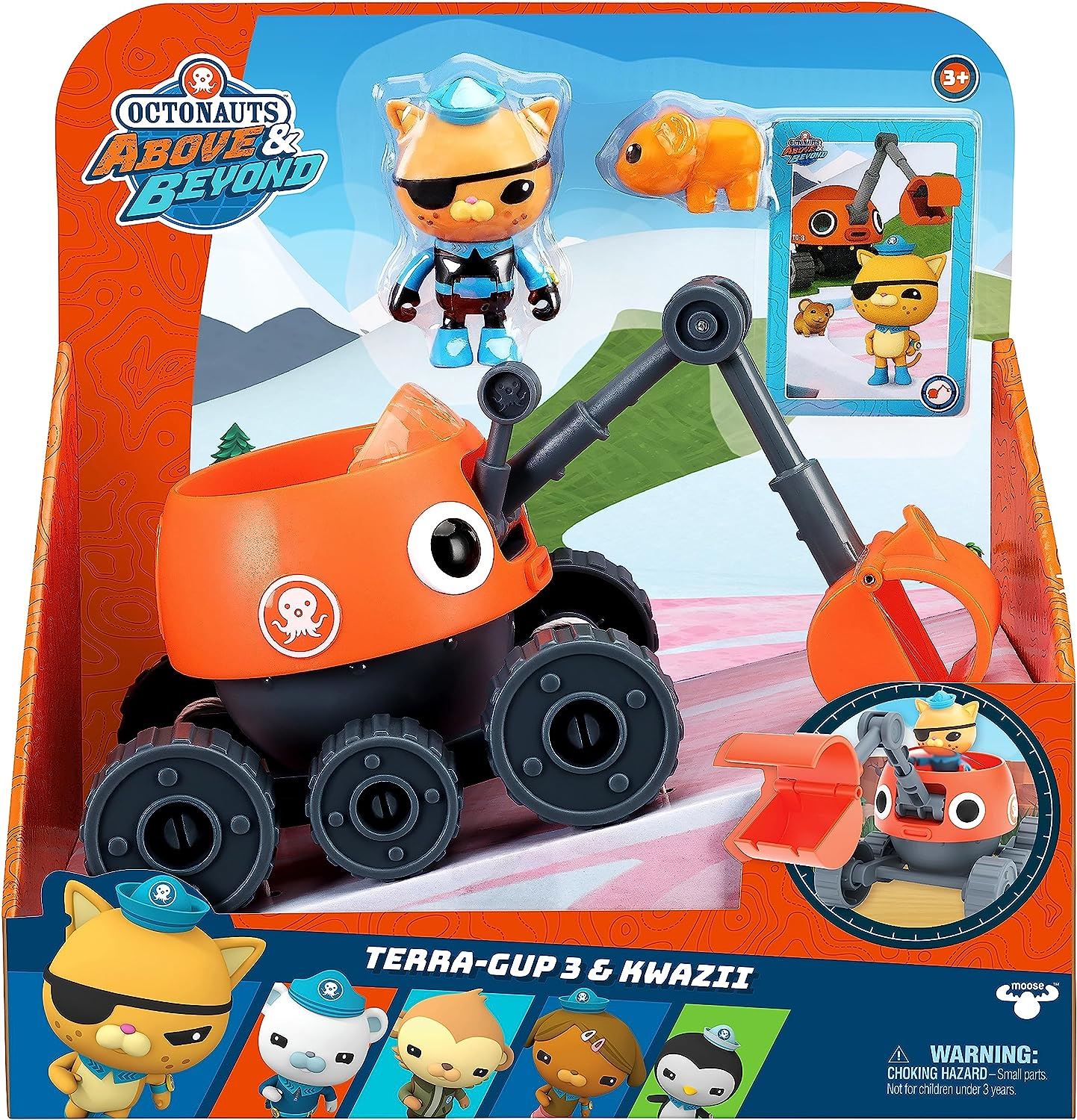 Octonauts S3 Figure & Vehicle - Kwazii & TG-3