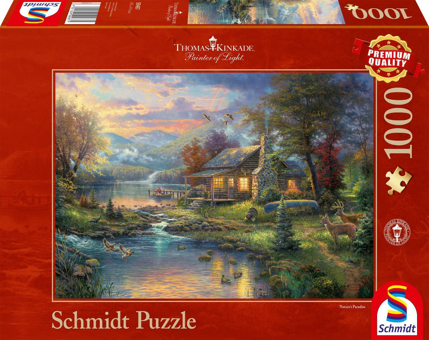 Schmidt Thomas Kinkade: Nature's Paradise Jigsaw Puzzle - 1000 Pieces
