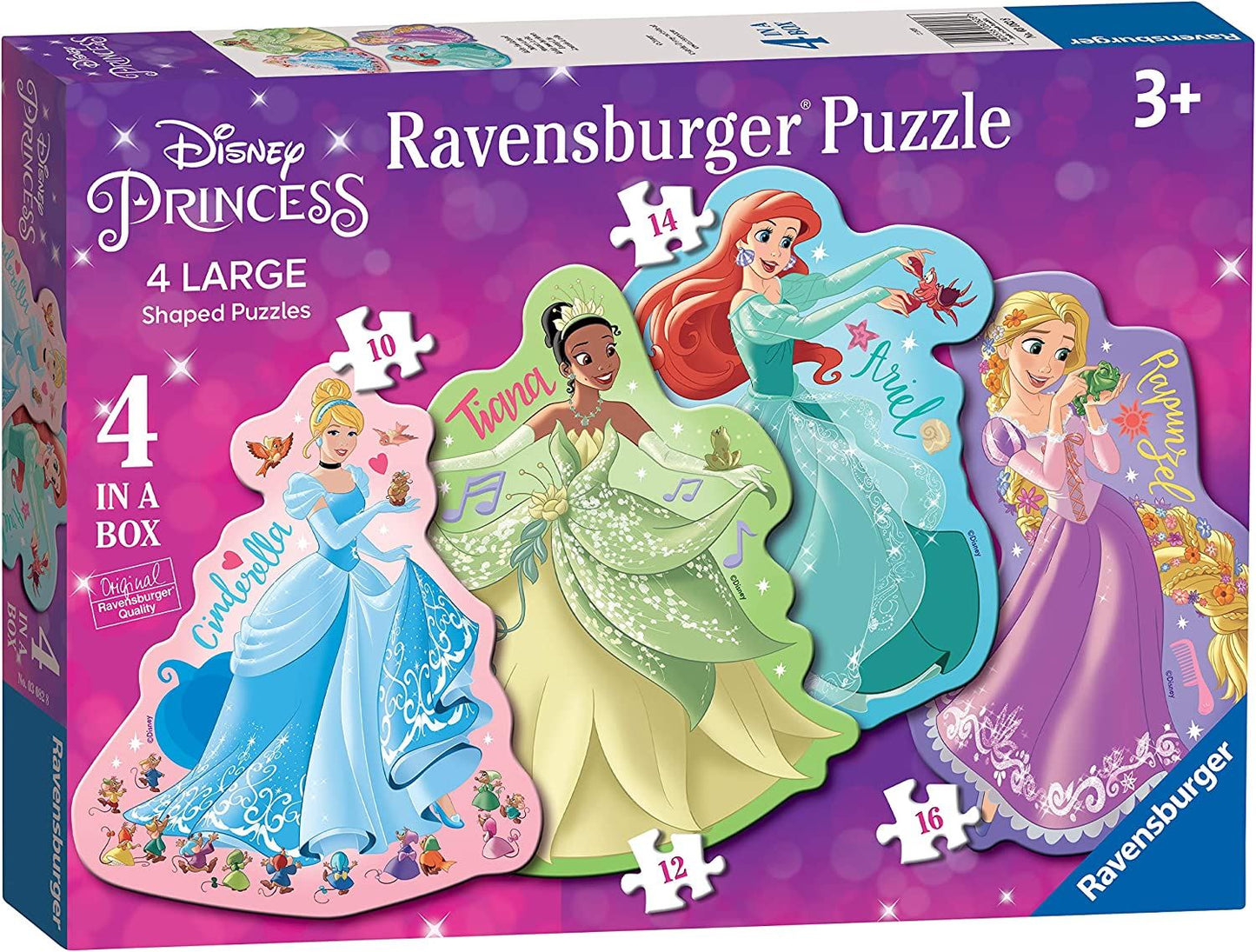 Disney Princess Jigsaw Puzzles - 10, 12, 14, 16 Pieces