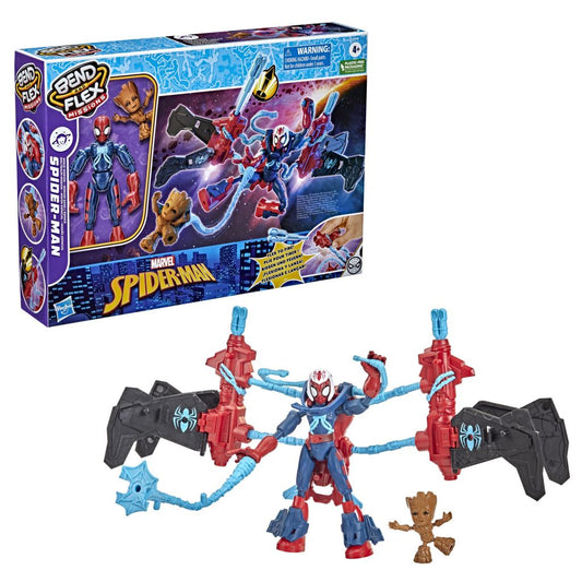 Spider-Man Bend and Flex Space Mission Jet Action Figure