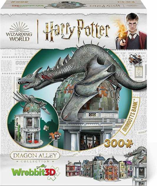 Harry Potter - Gringotts Bank 3D Jigsaw Puzzle - 300 Pieces