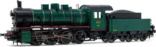 Jouef SNCB class 81 3-dome symetrical boiler dark green livery period III
