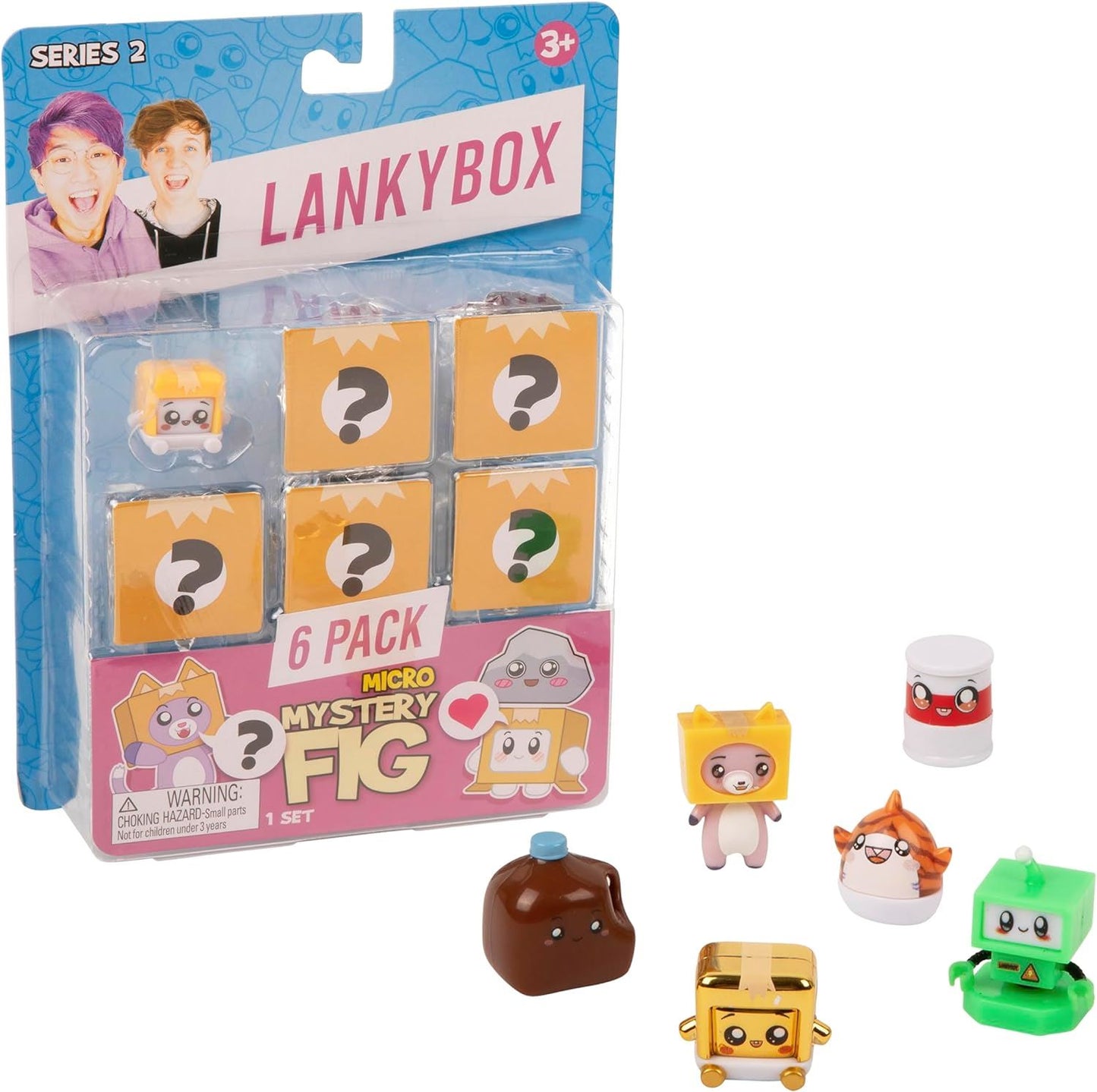 Lankybox Micro Figrure 6 Pack