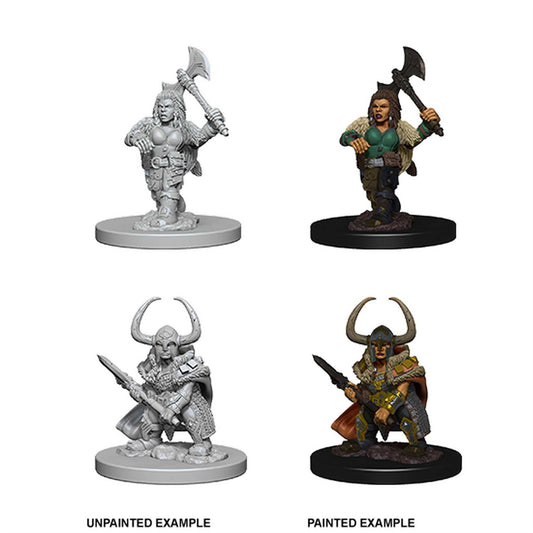 D&D Nolzur's Marvelous Unpainted Miniatures (W4) Dwarf Female Barbarian
