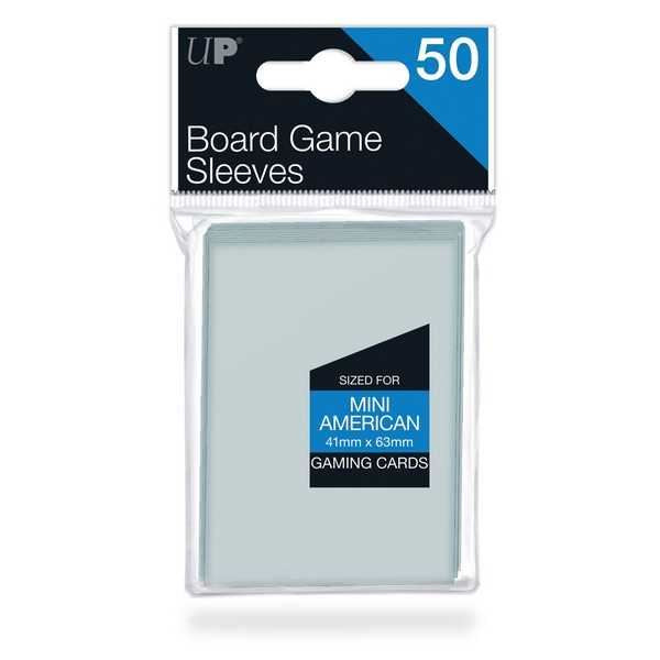 Ultra Pro Board Game Sleeves: 41x63mm Mini American 50 Sleeves