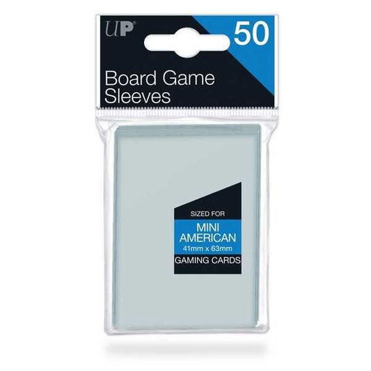 Ultra Pro Board Game Sleeves: 41x63mm Mini American 50 Sleeves