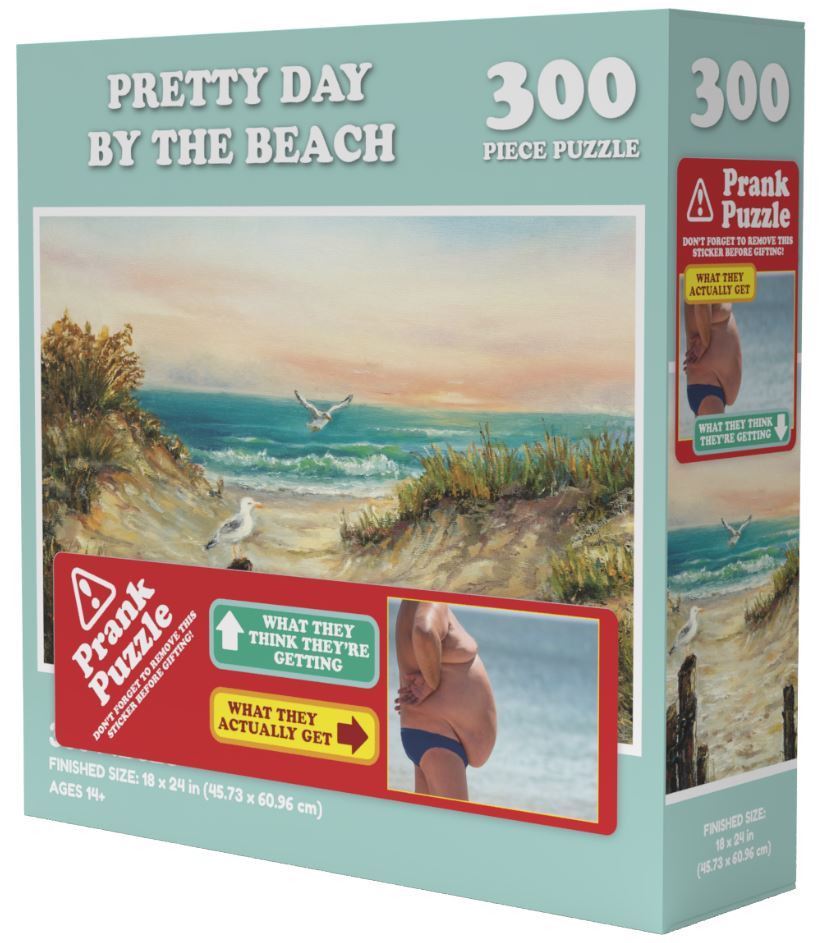 Doing Things Beach Prank 300 Piece Jigaw Puzzle