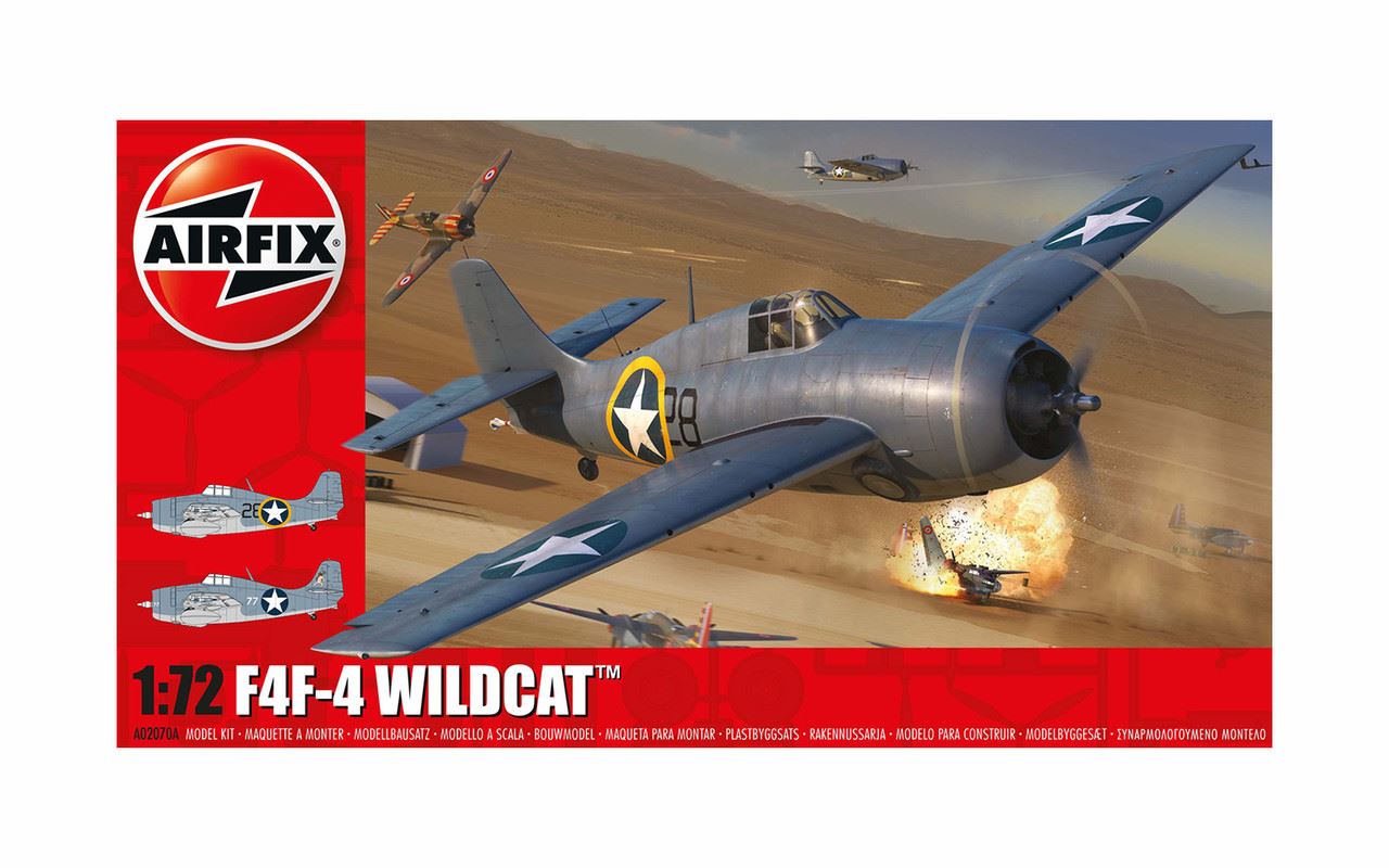 Airfix A02070A F4F-4 Wildcat-1:72 Model Kit
