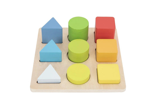 Tooky Toy Wooden Color and Shape Sorter