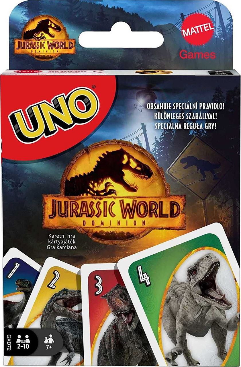 UNO Jurassic World Dominion Card Game