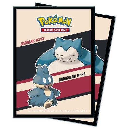 Ultra Pro Pokemon Snorlax & Munchlax 65 Deck Protectors