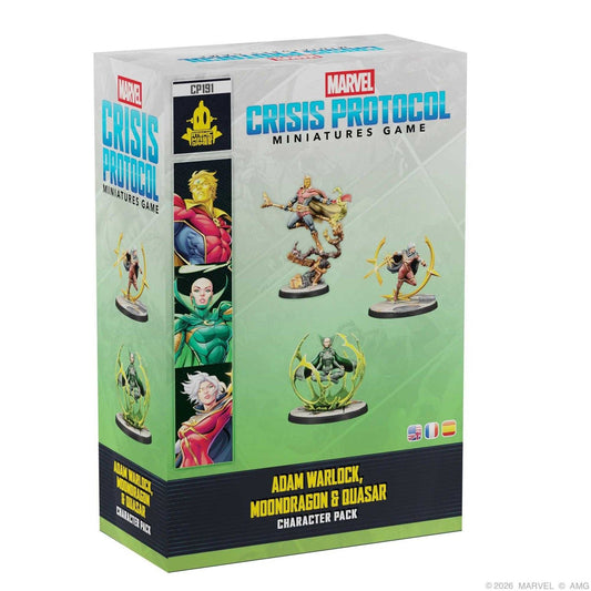 Marvel: Crisis Protocol Adam Warlock Moondragon Quasar Miniatures Character Pack
