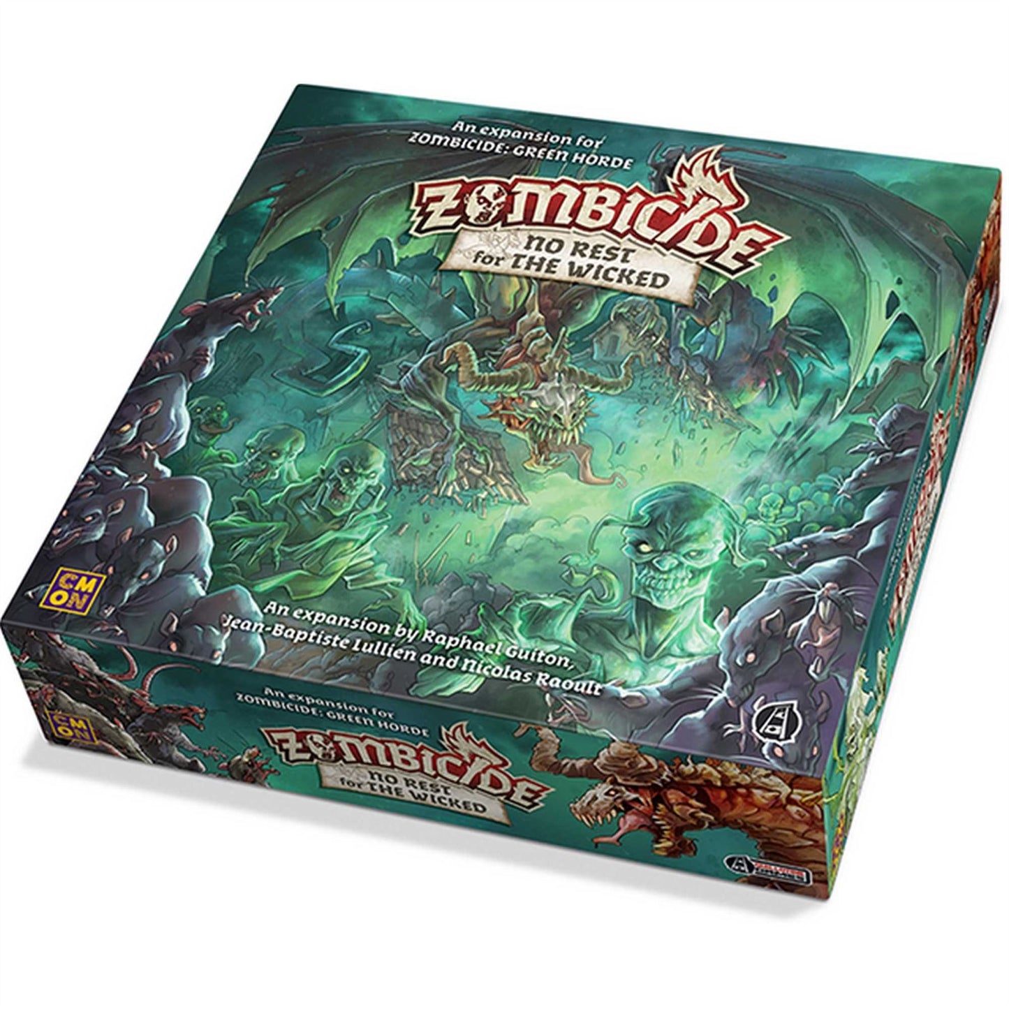 Zombicide Green Horde No Rest For The Wicked Expansion Board Game