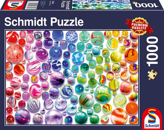 Schmidt  Rainbow Marbles 1000 Piece Jigsaw Puzzle