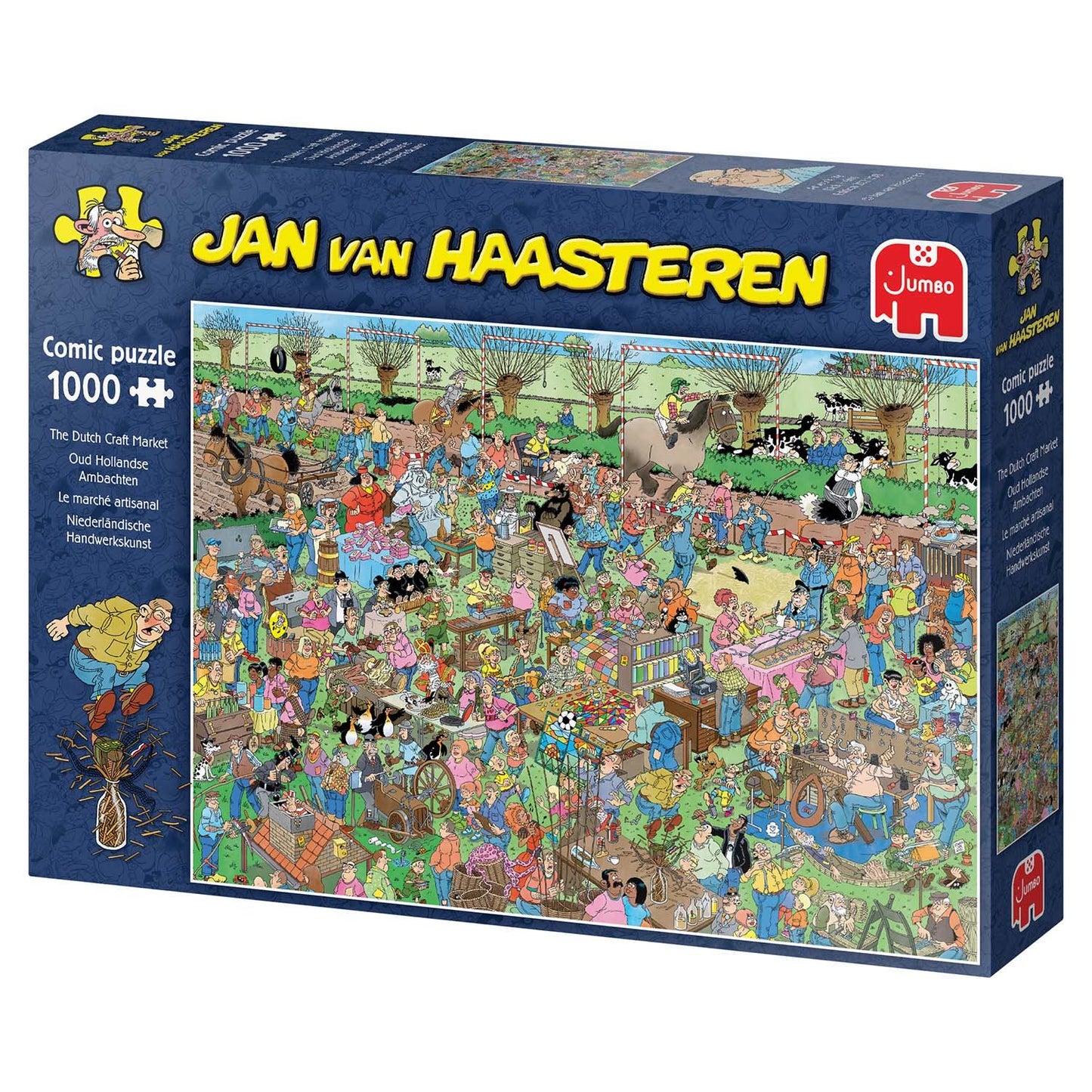 Jumbo Jan Van Haasteren The Dutch Craft Market Jigsaw Puzzle - 1000 Pieces