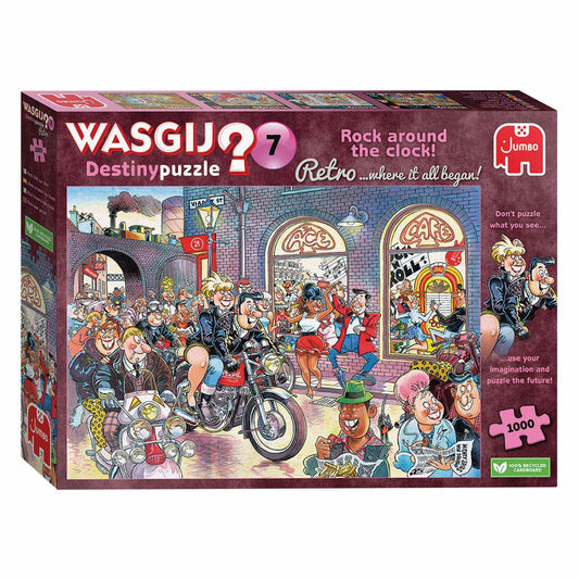 Jumbo Wasgij Retro Destiny 7 - Rock around the Clock! Jigsaw Puzzle - 1000 Pieces