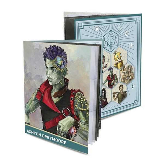 Ultra Pro Ashton Greymoore RPG Folio with Stickers: Critical Role