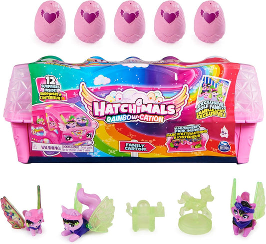 Hatchimals CollEGGtibles Rainbowcation Wolf Family
