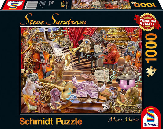 Steve Sundram: Music Mania 1000 Piece Jigsaw Puzzle