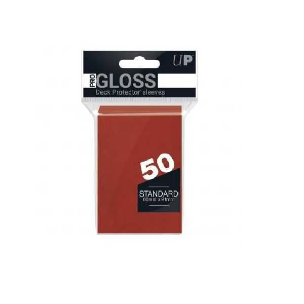 Ultra PRo PRO-Gloss 100 Standard Sleeves: Red