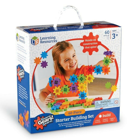 Learning Resources Gears!Gears!Gears! 60-Piece Starter Building Set
