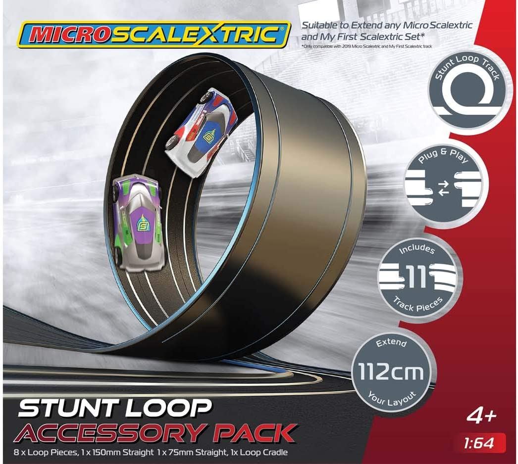 Micro Scalextric Stunt Loop Track Stunt Extension Pack