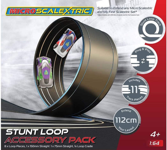 Micro Scalextric Stunt Loop Track Stunt Extension Pack