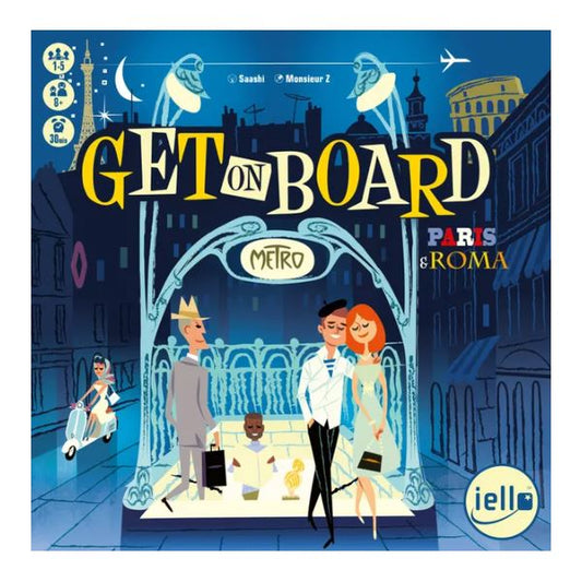 Get on Board: Paris and Rome Board Game